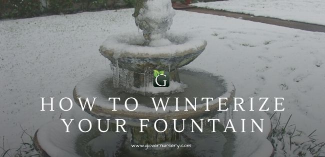 How to Winterize Your Fountain Banner