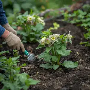 planting Hellebores