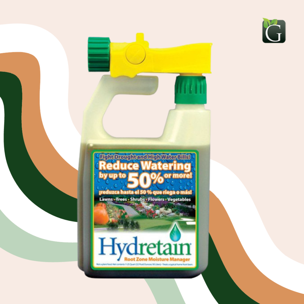 Best additive to hold moisure on lawn